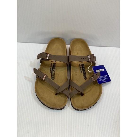 Birkenstock Mayari Birko Flor Regular width, Mocca Sandals Size 7 - Picture 5 of 9